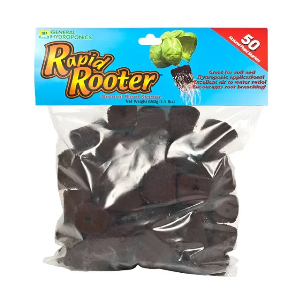 General Hydoponics Rapid Rooter 50/Pack Replacement Plugs