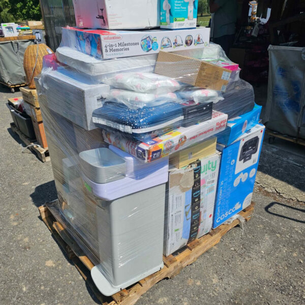 Pallet of baby items