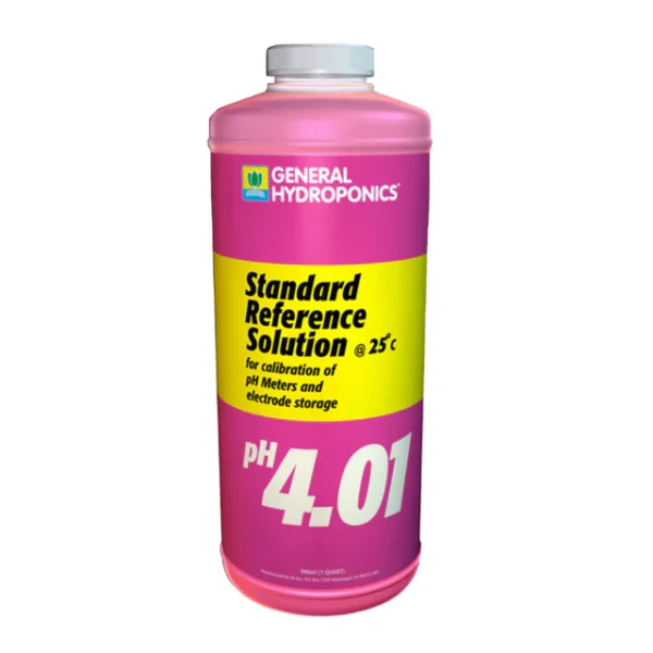General Hydroponics pH 4.01 Calibration Solution 1quart