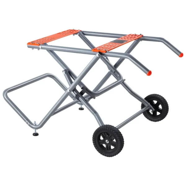 VEVOR Portable Table Saw Stand with Wheels 350lbs Load Capacity Rolling Foldable